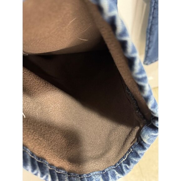 Wrangler Men's 36X34 Blue Denim Flannel-Lined Carpenter Jeans Authentic Issue - Picture 7 of 7